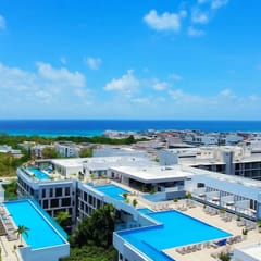 Stylish modern 1BR Playa Centro Rooftop vista Mar