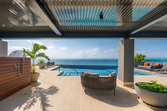 2 Bdr ocean view luxury top location Riviera Maya - Imagen 1