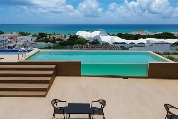 Moderno con rooftop, vista al mar cerca de la 5av - Image 1