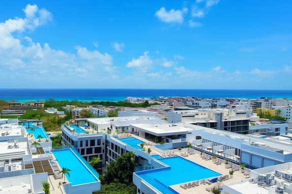 Stylish modern 1BR Playa Centro Rooftop vista Mar - Image 1